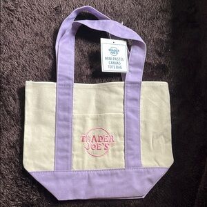 Trader Joe’s Mini Canvas Tote Bag